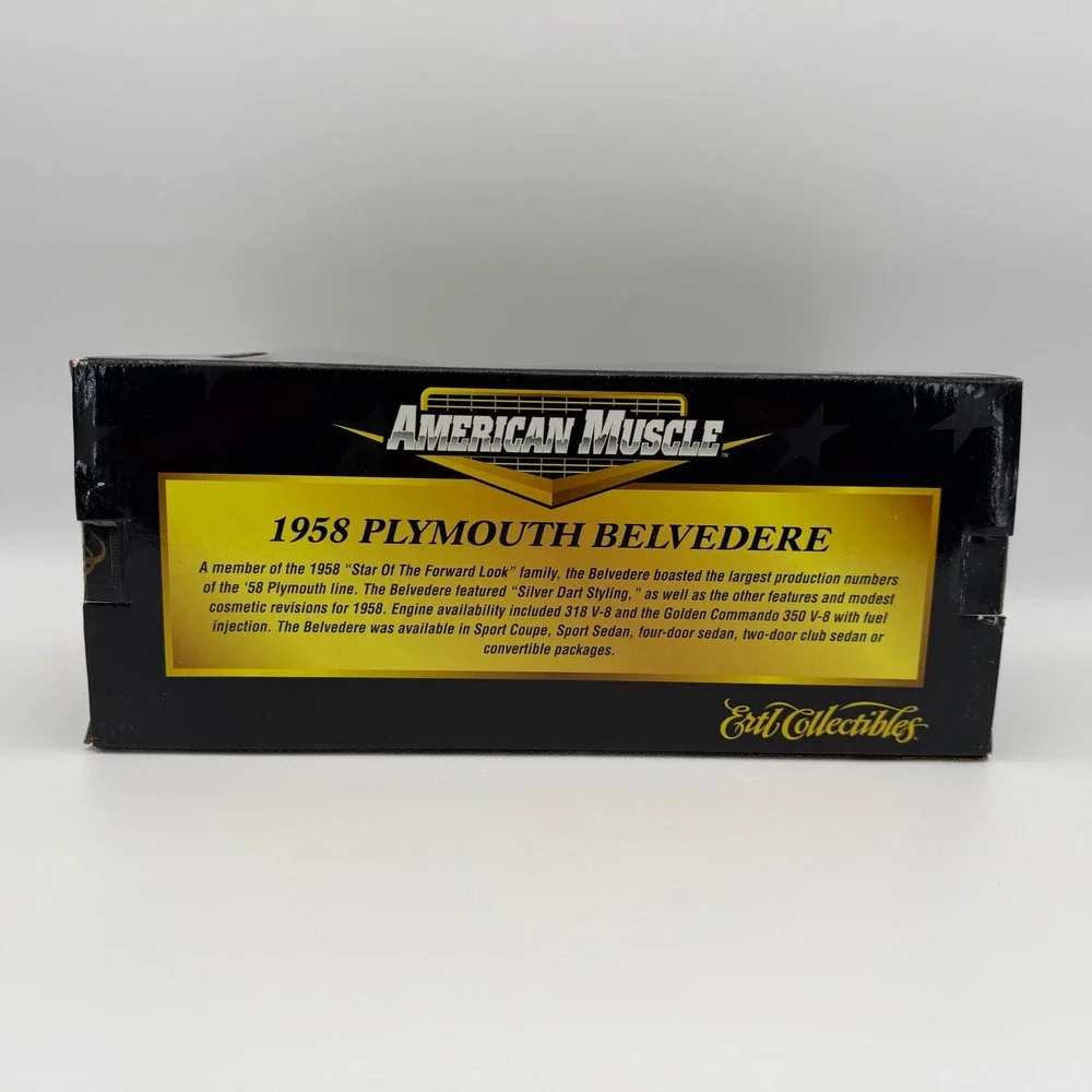 ERTL 1958 Plymouth Belvedere Pistachio American Muscle Limited Edition 1:18